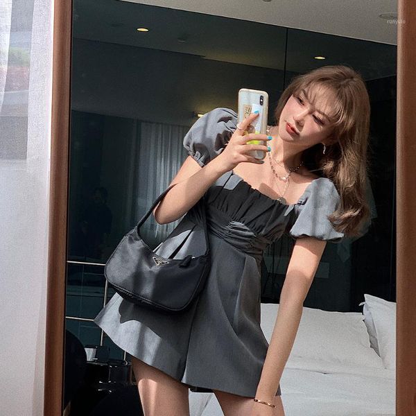 high waist pleated wide leg shorts women's spring 2021 puff sleeve waist hugging off-shoulder jumpsuit1, Black;white
high waist pleated wide leg shorts women's spring 2021 puff sleeve waist hugging off-shoulder jumpsuit1, Black;white
