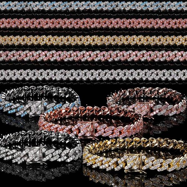cuban link chain 9mm zirconia mens bracelets jewelry 7 8 9 10 inch european american hip hop electroplated bracelet for men and women party, Black
cuban link chain 9mm zirconia mens bracelets jewelry 7 8 9 10 inch european american hip hop electroplated bracelet for men and women party, Black