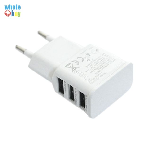 us eu plug 3 ports usb wall travel charger adapter for iphone 6 6s for samsung ios android smartphone 300pcs
us eu plug 3 ports usb wall travel charger adapter for iphone 6 6s for samsung ios android smartphone 300pcs