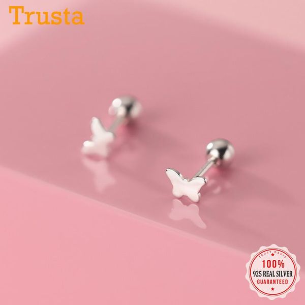 stud trustdavis real 925 sterling silver fashion sweet insect butterfly bead screw earrings for women wedding fine jewelry da286, Golden;silver
stud trustdavis real 925 sterling silver fashion sweet insect butterfly bead screw earrings for women wedding fine jewelry da286, Golden;silver