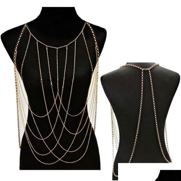 2019 fashion women bra necklace retro double chains for women fashion bikini body chains summer b jllcfx dh_garden, Silver
2019 fashion women bra necklace retro double chains for women fashion bikini body chains summer b jllcfx dh_garden, Silver