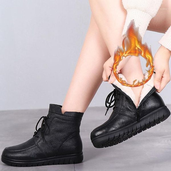 boots lapolaka genuine leather comfortable keep warm wool plush add fur snow fashion sheolaces winter woman shoes female1, Black
boots lapolaka genuine leather comfortable keep warm wool plush add fur snow fashion sheolaces winter woman shoes female1, Black