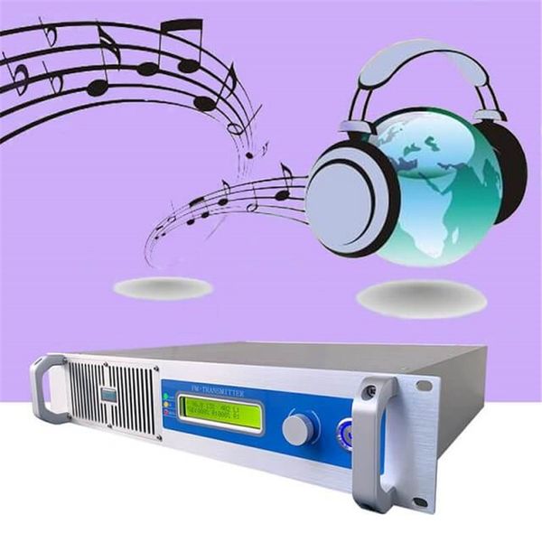 600w fm broadcast transmitter for radio station