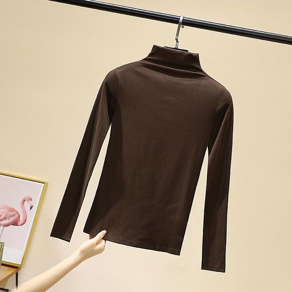 fashion korean simple half women's turtleneck thin woman t-shirts spring autumn 2020 slim women clothes poleras mujer zjt1010, White
fashion korean simple half women's turtleneck thin woman t-shirts spring autumn 2020 slim women clothes poleras mujer zjt1010, White