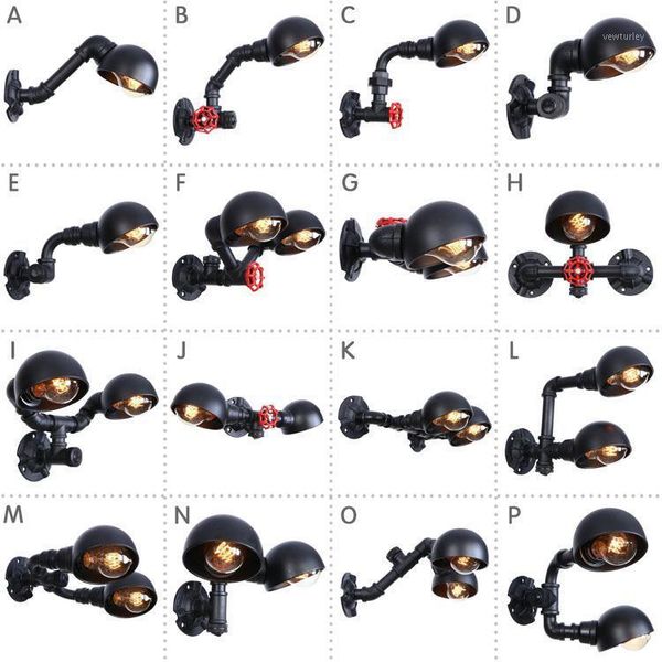 wall lamp (a-k) 220v water pipe retro industrial black bedroom indoor decoration iron single/double sconce light fixture1
wall lamp (a-k) 220v water pipe retro industrial black bedroom indoor decoration iron single/double sconce light fixture1
