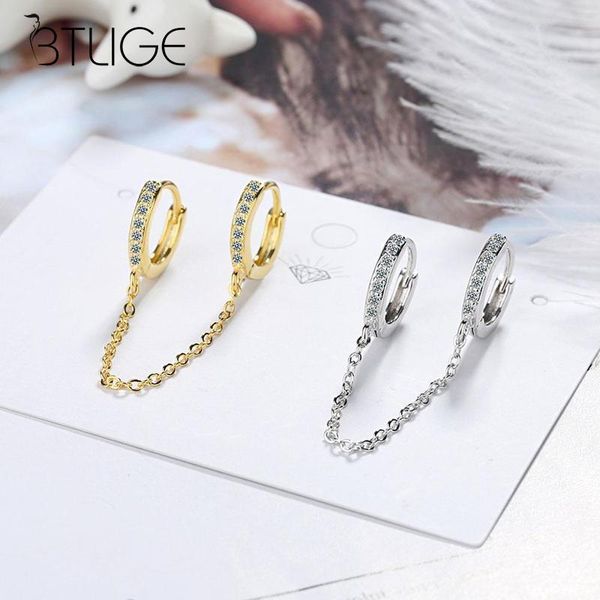 hoop & huggie fashion crystal 2 hole double piercing tassel chain earring jewelry women multicolor small gift, Golden;silver
hoop & huggie fashion crystal 2 hole double piercing tassel chain earring jewelry women multicolor small gift, Golden;silver
