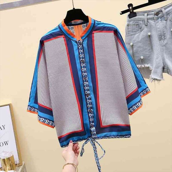 summer wave dot contrast color bat sleeve cover belly shirt female design sense niche chiffon gx1417 blouse women, White
summer wave dot contrast color bat sleeve cover belly shirt female design sense niche chiffon gx1417 blouse women, White