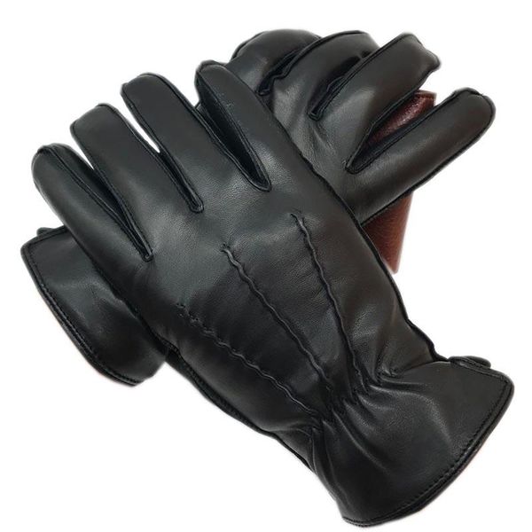five fingers gloves winter men' 2021 sheepskin leather fashion outdoor driving real warm fleece lini, Blue;gray
five fingers gloves winter men' 2021 sheepskin leather fashion outdoor driving real warm fleece lini, Blue;gray