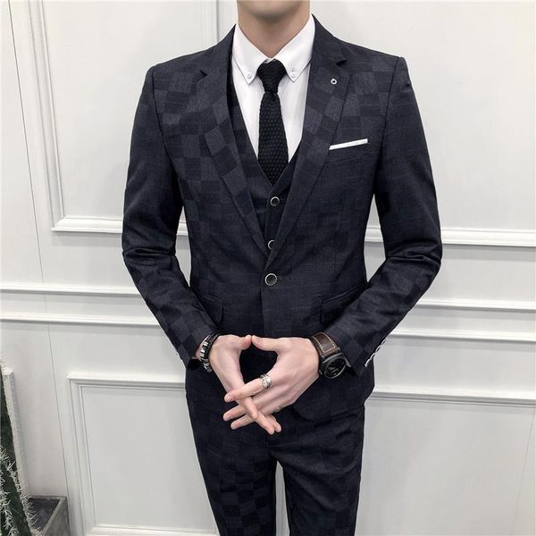 business and leisure suit men's suits, three-piece groom wedding suit mc host dress of cultivate morality1, White;black
business and leisure suit men's suits, three-piece groom wedding suit mc host dress of cultivate morality1, White;black