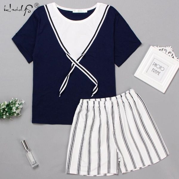 summer pajama sets pajamas cartoon short sleeve t shirt + shorts women sleepwear cute animal print female homewear y200425, Black;red
summer pajama sets pajamas cartoon short sleeve t shirt + shorts women sleepwear cute animal print female homewear y200425, Black;red