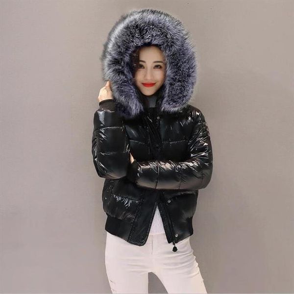 fashion winter womens jacket waterproof glossy coat winter down jackets big fur hooded short parkas jacket women outwear, Black
fashion winter womens jacket waterproof glossy coat winter down jackets big fur hooded short parkas jacket women outwear, Black