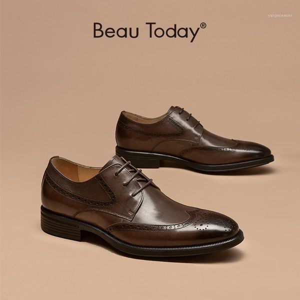 businessman dress shoes cow leather fashion round toe brogue style lace up derby shoes for men handmade beautoday 510451, Black
businessman dress shoes cow leather fashion round toe brogue style lace up derby shoes for men handmade beautoday 510451, Black
