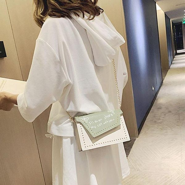 small clear brand designer woman new fashion messenger bag chains shoulder bag female rivets transparent square pu handbag
small clear brand designer woman new fashion messenger bag chains shoulder bag female rivets transparent square pu handbag
