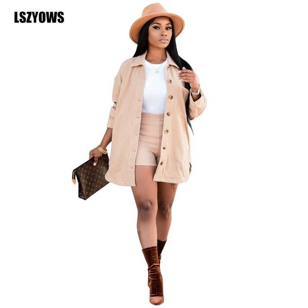 women's tracksuits two piece set women autumn long sleeve button jackets+casual shorts fashion street wear 2 matching suits female outf, Gray
women's tracksuits two piece set women autumn long sleeve button jackets+casual shorts fashion street wear 2 matching suits female outf, Gray