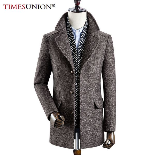 winter coat men 60% wool lapel thicked trench coat men grey casual mens wool coat winter long jacket men lj201110, Black
winter coat men 60% wool lapel thicked trench coat men grey casual mens wool coat winter long jacket men lj201110, Black