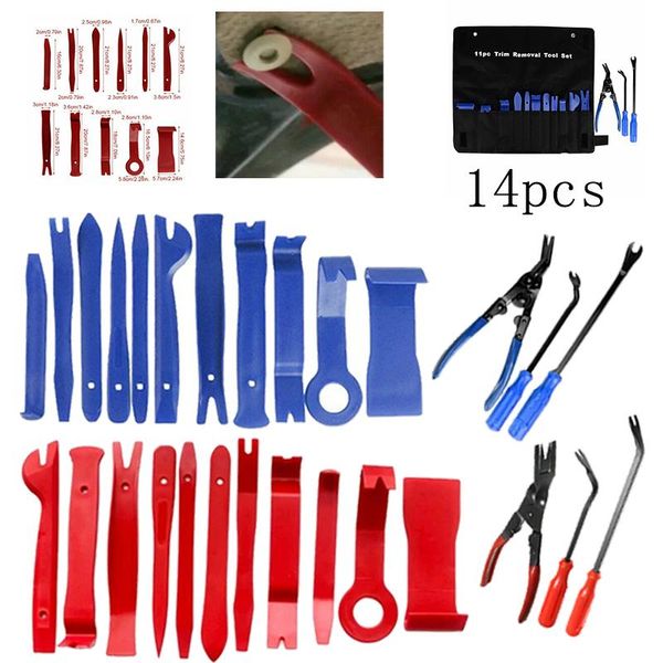 14pcs / комплект обрезка клин монтировки пластиковые клин автомобильный инструмент инструмент для снятия обшивки stereo ремонт панели remove
14pcs / комплект обрезка клин монтировки пластиковые клин автомобильный инструмент инструмент для снятия обшивки stereo ремонт панели remove