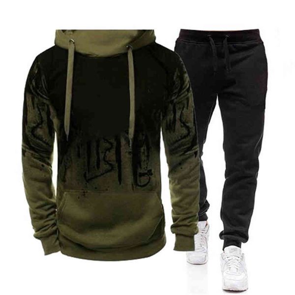 men's sportswear set, hoodie set sweat, fashion print, autumn and winter, new in 2021, Gray
men's sportswear set, hoodie set sweat, fashion print, autumn and winter, new in 2021, Gray