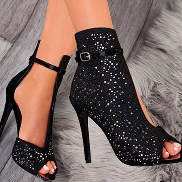 new woman pumps stiletto high heels ladies sandals peep toe buckle strap spring summer shoes fashion party plus size 2021 wioo, Black
new woman pumps stiletto high heels ladies sandals peep toe buckle strap spring summer shoes fashion party plus size 2021 wioo, Black