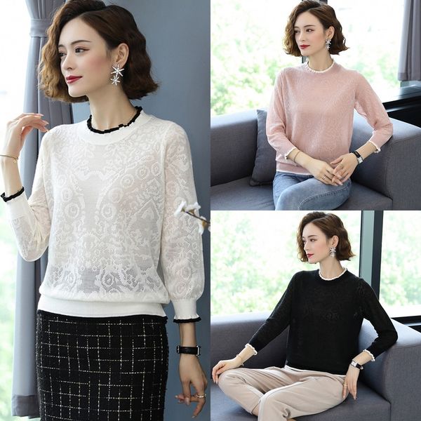 mviub early autumn stylenet red loose 7 shirtshirt sleeve lace 4 shirtwomen's lace shirtknitted ruffle collarforeign 2020 thin style bw, White;black
mviub early autumn stylenet red loose 7 shirtshirt sleeve lace 4 shirtwomen's lace shirtknitted ruffle collarforeign 2020 thin style bw, White;black