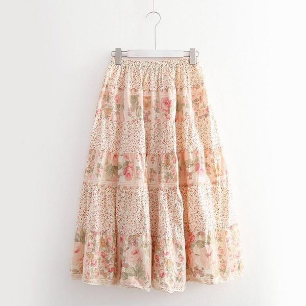 vintage patchwork bust skirt female lace decoration a line skirt cotton skirt full, Black
vintage patchwork bust skirt female lace decoration a line skirt cotton skirt full, Black