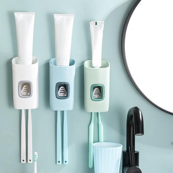 toothpaste squeezer lazy toothpaste dispenser toothbrush holder wall-mounted non-punch holder bathroom accessories
toothpaste squeezer lazy toothpaste dispenser toothbrush holder wall-mounted non-punch holder bathroom accessories