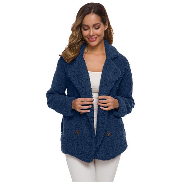2020 autumn winter outwears warm soft fur coat women casual solid outerwear faux fur cardigan loose turn-down button coat e45, Black;brown
2020 autumn winter outwears warm soft fur coat women casual solid outerwear faux fur cardigan loose turn-down button coat e45, Black;brown