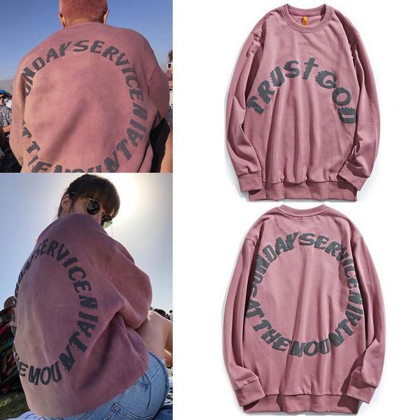 europe and the united states kanye's sweater retro hip-hop loose letters men and women couple sweatshirt, Black
europe and the united states kanye's sweater retro hip-hop loose letters men and women couple sweatshirt, Black