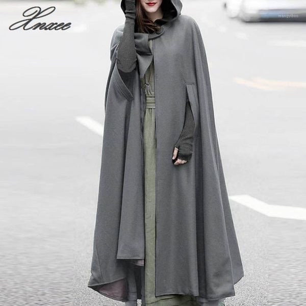 2019 plus size xnxee autumn batwing party jackets hooded hoodie capes thin women winter long coat jacket cloak poncho cardigan1, Black
2019 plus size xnxee autumn batwing party jackets hooded hoodie capes thin women winter long coat jacket cloak poncho cardigan1, Black