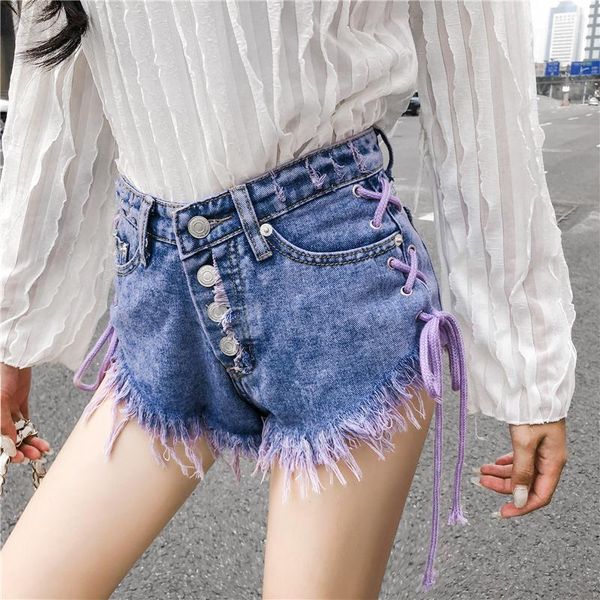 pants female 2019 new korean version of fashion temperament slimming ultra-short edge strap high waist cowboy pants mc911, Blue
pants female 2019 new korean version of fashion temperament slimming ultra-short edge strap high waist cowboy pants mc911, Blue