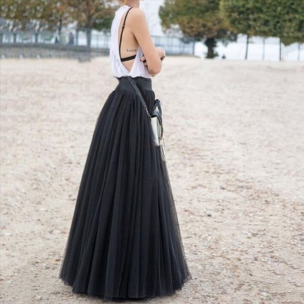 high waist pleated skirt solid mesh long tulle skirts for women girl skirt ladies casual 60-95cm, Black
high waist pleated skirt solid mesh long tulle skirts for women girl skirt ladies casual 60-95cm, Black