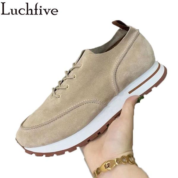 style new men casual shoes cow leather suede flat shoes men thick sole lace-up sneakers run man zapatillas hombre, Black
style new men casual shoes cow leather suede flat shoes men thick sole lace-up sneakers run man zapatillas hombre, Black