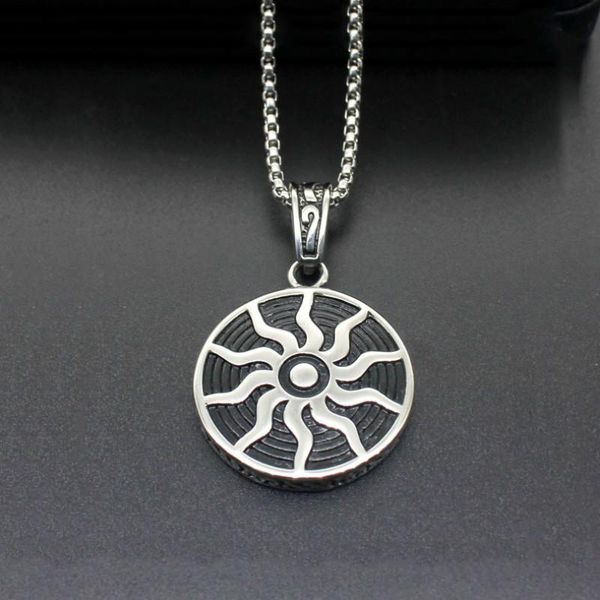 chains vintage round 316l stainless steel sun god pendant chain necklace punk rock fire pattern for men women jewelry gift, Silver
chains vintage round 316l stainless steel sun god pendant chain necklace punk rock fire pattern for men women jewelry gift, Silver