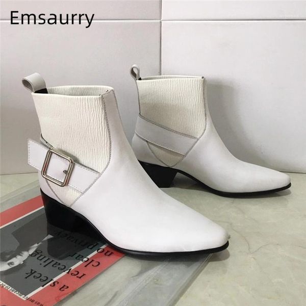 elastic band new winter 2020 ankle boots women square heel point toe studded buckle real leather short botas mujer1, Black
elastic band new winter 2020 ankle boots women square heel point toe studded buckle real leather short botas mujer1, Black