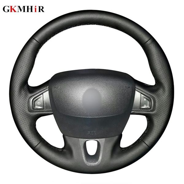black genuine leather car steering wheel cover for fluence fluence ze 2009-2020 megane 2009-2014 scenic 2010-2020
black genuine leather car steering wheel cover for fluence fluence ze 2009-2020 megane 2009-2014 scenic 2010-2020