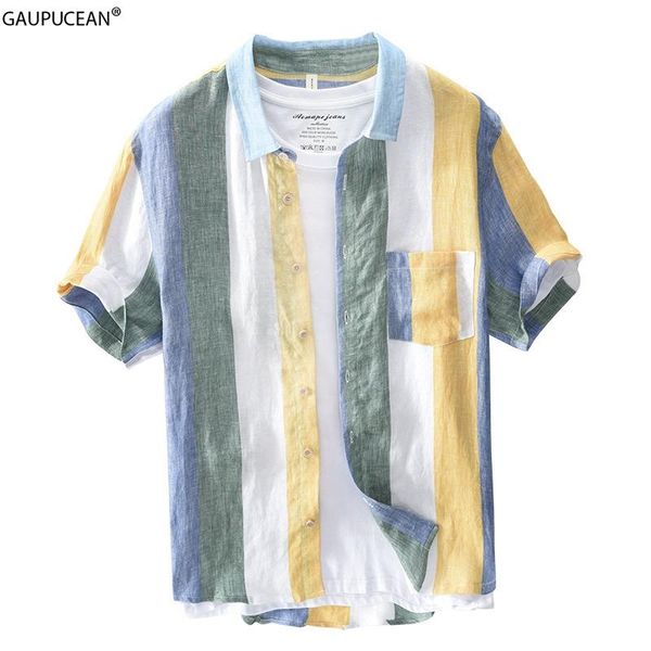 men's casual shirts 100% linen cool breathable anti-static anti-radiation quality man shirt summer beach male striped short sleeve men, White;black
men's casual shirts 100% linen cool breathable anti-static anti-radiation quality man shirt summer beach male striped short sleeve men, White;black