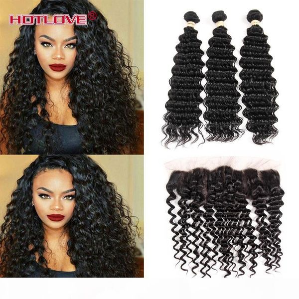 lace frontal closure with 3 bundle brazilian virgin hair deep weaves with frontal closure 3 pieces hair and frontal closure with baby hair, Black;brown
lace frontal closure with 3 bundle brazilian virgin hair deep weaves with frontal closure 3 pieces hair and frontal closure with baby hair, Black;brown