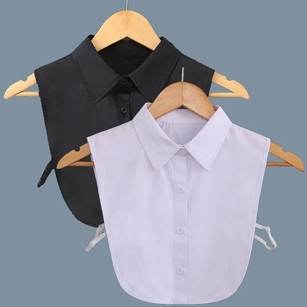 bow ties classic women men detachable fake collar ruffles lace cotton shirt false blouse removable half, Black;gray
bow ties classic women men detachable fake collar ruffles lace cotton shirt false blouse removable half, Black;gray
