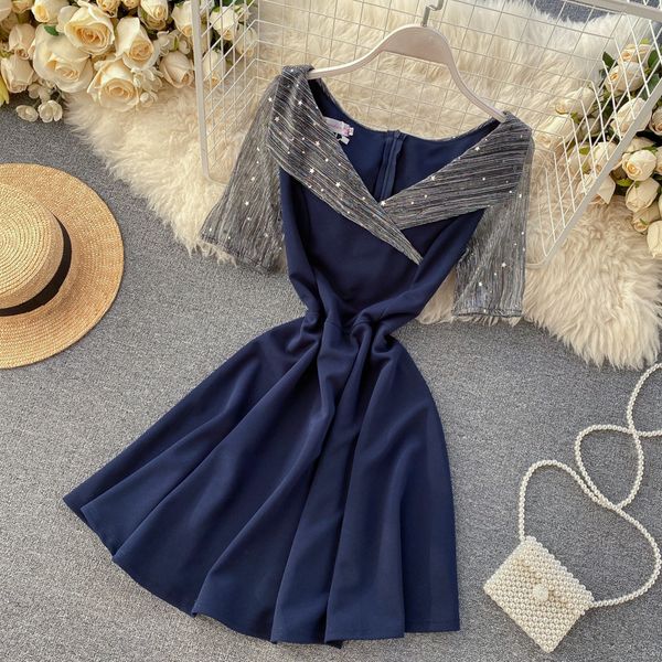 bright formal party girl bodycon neck dress spring puff sleeve transparent 20ins ajkl, Black;gray
bright formal party girl bodycon neck dress spring puff sleeve transparent 20ins ajkl, Black;gray