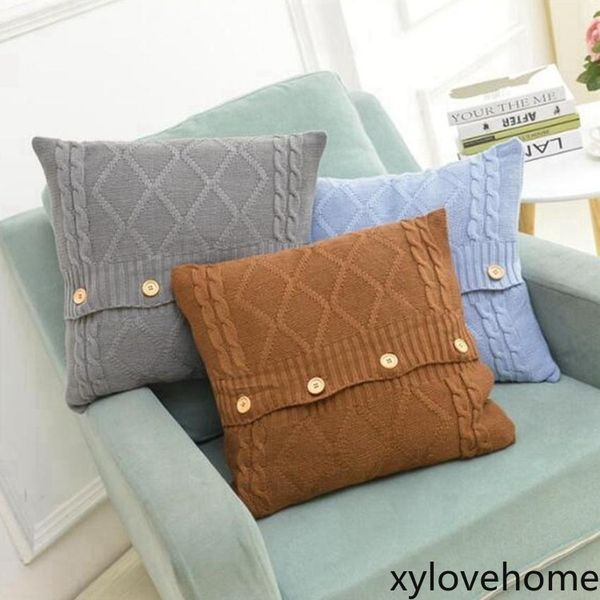 new knitted pillow case cover european crochet button chevron sofa pillowcase car cushion cover home decor gifts 45*45cm with fasten buckles
new knitted pillow case cover european crochet button chevron sofa pillowcase car cushion cover home decor gifts 45*45cm with fasten buckles