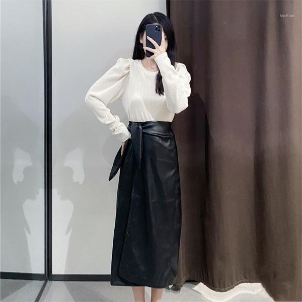 2020 fall women's new french retro high waist thin ears lace one piece wrapped long pu leather skirt1, Black
2020 fall women's new french retro high waist thin ears lace one piece wrapped long pu leather skirt1, Black