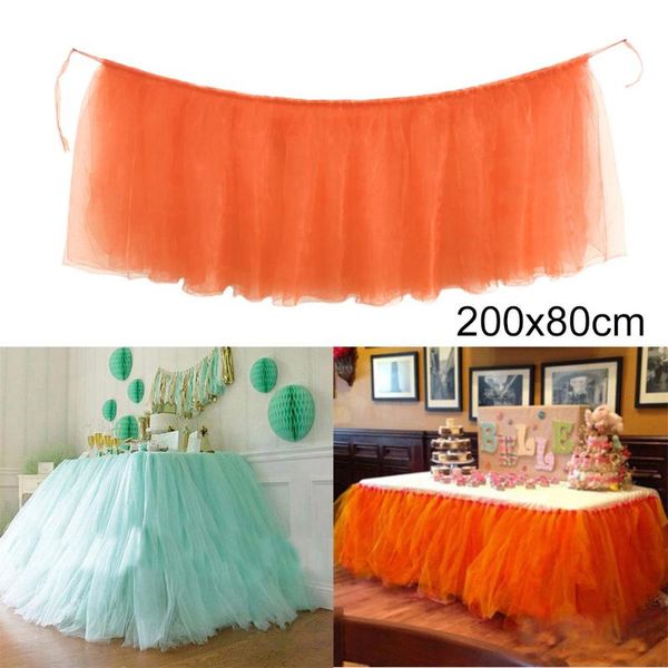 1pcs diy tablecloth yarn tulle table skirt wedding party for wedding decoration baby shower favors party home textile new 7.424
1pcs diy tablecloth yarn tulle table skirt wedding party for wedding decoration baby shower favors party home textile new 7.424