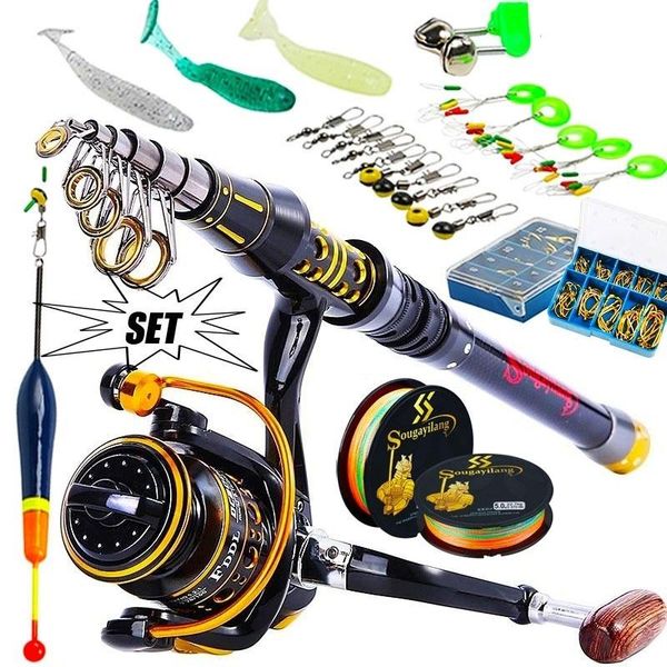 sougayilang 1.5-2.7m fishing rod and dc3000 series spinning reel combo with fishing lure line float tackle
sougayilang 1.5-2.7m fishing rod and dc3000 series spinning reel combo with fishing lure line float tackle