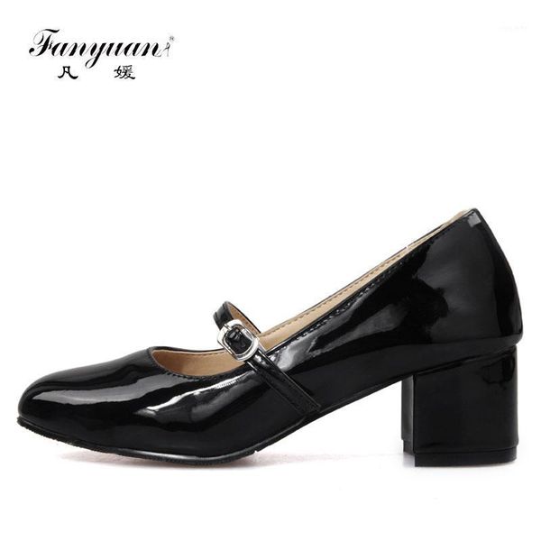 fanyuan new arrival concise party lady med square heel stilettos shoes sweet candy color slip-on women pumps with buckle strap1, Black
fanyuan new arrival concise party lady med square heel stilettos shoes sweet candy color slip-on women pumps with buckle strap1, Black