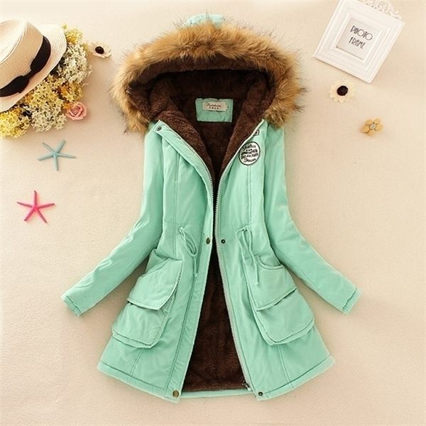 thickening warm winter fur collar jackets for women new women's long down parka plus size parka hoodies parkas for women q1217, Black
thickening warm winter fur collar jackets for women new women's long down parka plus size parka hoodies parkas for women q1217, Black