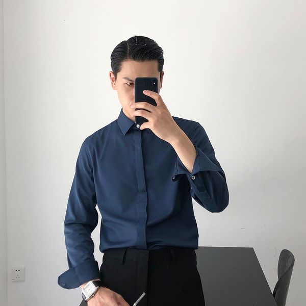 2021 men's autumn thin new british sleeve long shirt young clothes j55f, White;black
2021 men's autumn thin new british sleeve long shirt young clothes j55f, White;black