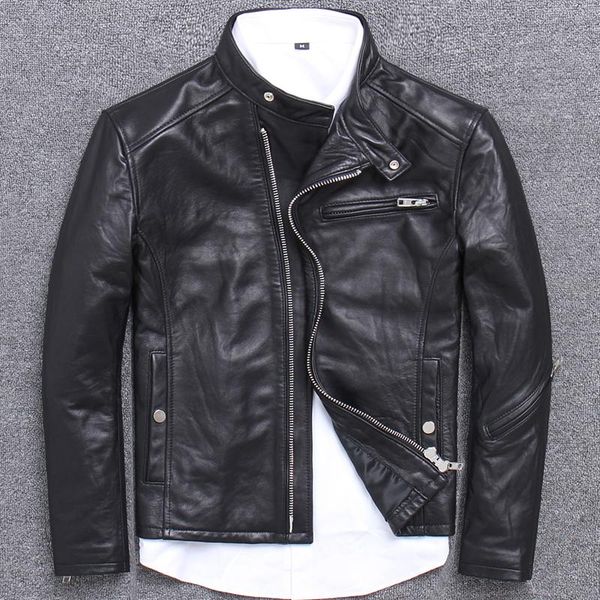 100% genuine leather jacket men fashion streetwear real sheepskin coat winter cloth 2020 motorcycle leather jackets 1808, Black
100% genuine leather jacket men fashion streetwear real sheepskin coat winter cloth 2020 motorcycle leather jackets 1808, Black