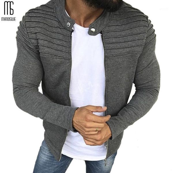 manoswe autumn winter men's outwear sports jacket casual ruched long sleeve pure color zipper jacket cardigan male clothes 1, Black;brown
manoswe autumn winter men's outwear sports jacket casual ruched long sleeve pure color zipper jacket cardigan male clothes 1, Black;brown