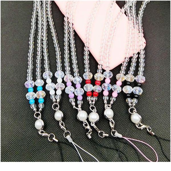 shellnail crystal lanyard mobile phone hanging chain rope neck crystal transparent pearl strap handmade trend bling bead qylbon
shellnail crystal lanyard mobile phone hanging chain rope neck crystal transparent pearl strap handmade trend bling bead qylbon