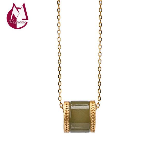 chains jade necklace pendant pure 925 sterling silver gold plate buddha mantra natural stone letter neckalce jewelry women 2021 r11
chains jade necklace pendant pure 925 sterling silver gold plate buddha mantra natural stone letter neckalce jewelry women 2021 r11