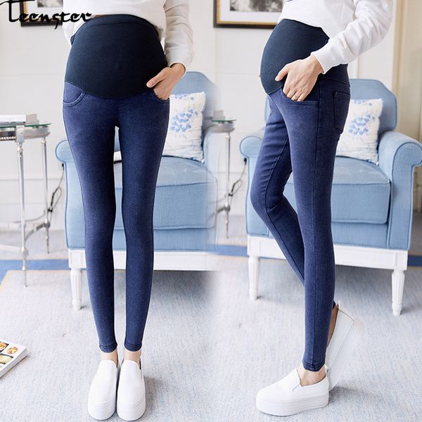 teenster maternity clothes pregnancy pants autumn spring fashion pregnant jeans elastic denim support bell premama trousers lj201120, White
teenster maternity clothes pregnancy pants autumn spring fashion pregnant jeans elastic denim support bell premama trousers lj201120, White